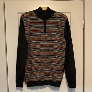 Kuna 100% Baby Alpaca Men’s 1/4 Zip Sweater—FANTASTIC!! Like New!! Medium